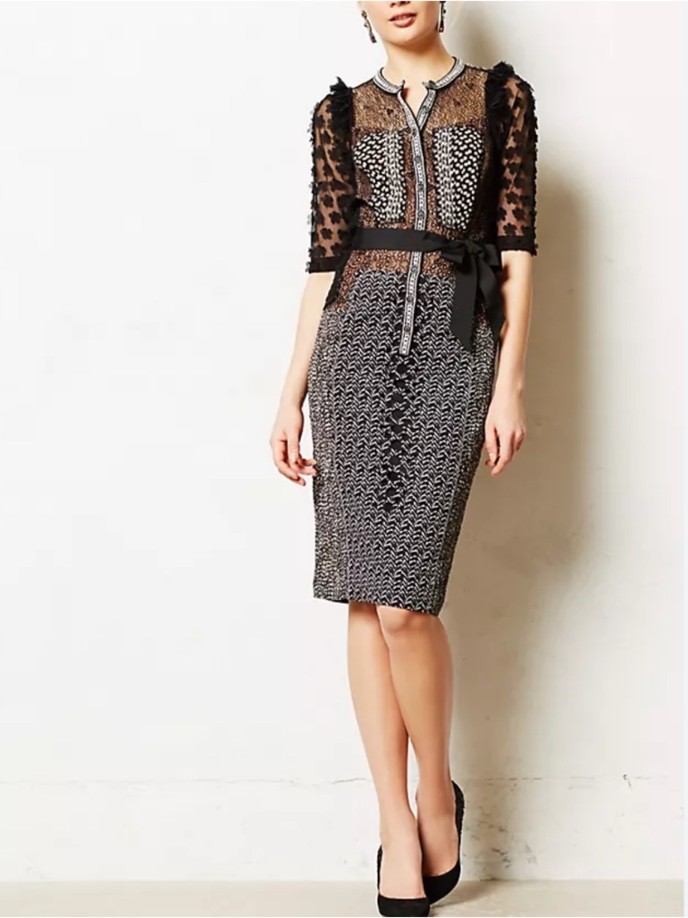 Anthro Beguile by Byron Lars Allusione Dress Size 00P